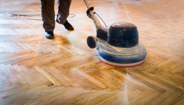Bedroom Floor Polishing