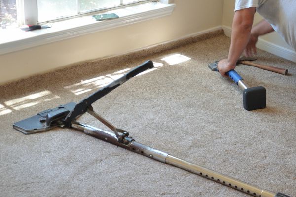 Bedroom Carpet Laying