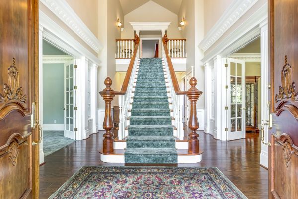 Staircase Rug Installation